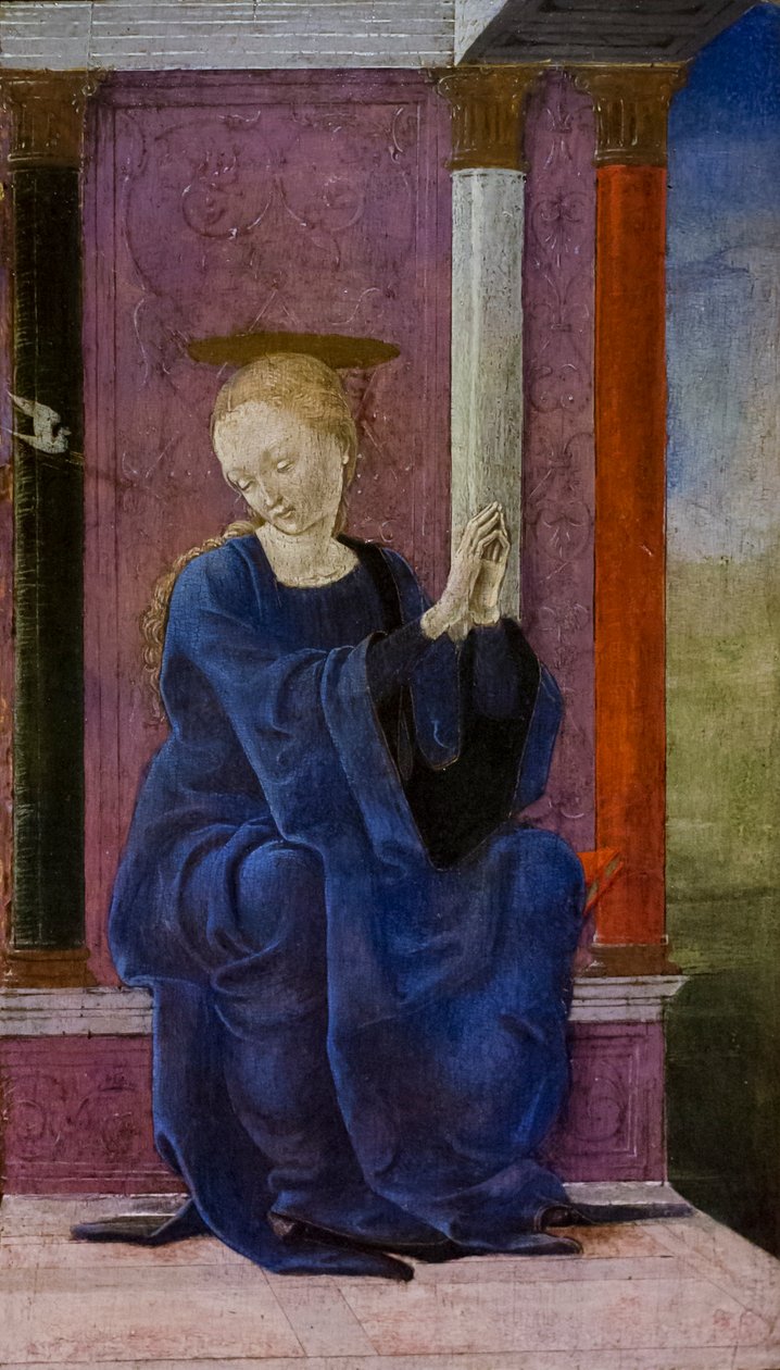 تعلن العذراء بواسطة Cosimo Tura