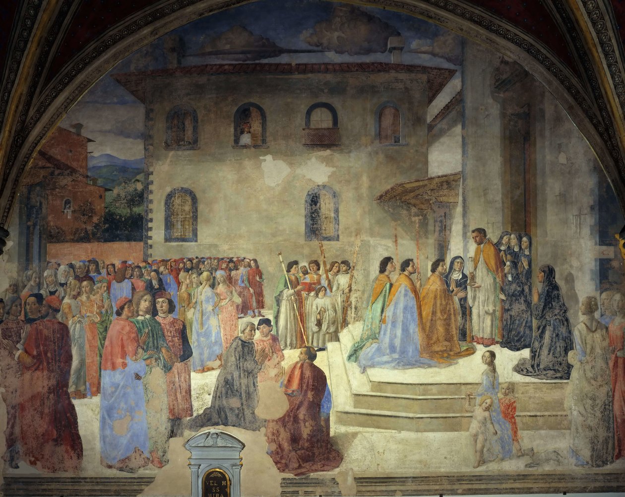 معجزة القربان ، 1484-1486. بواسطة كوزيمو دي لورنزو روسيلي