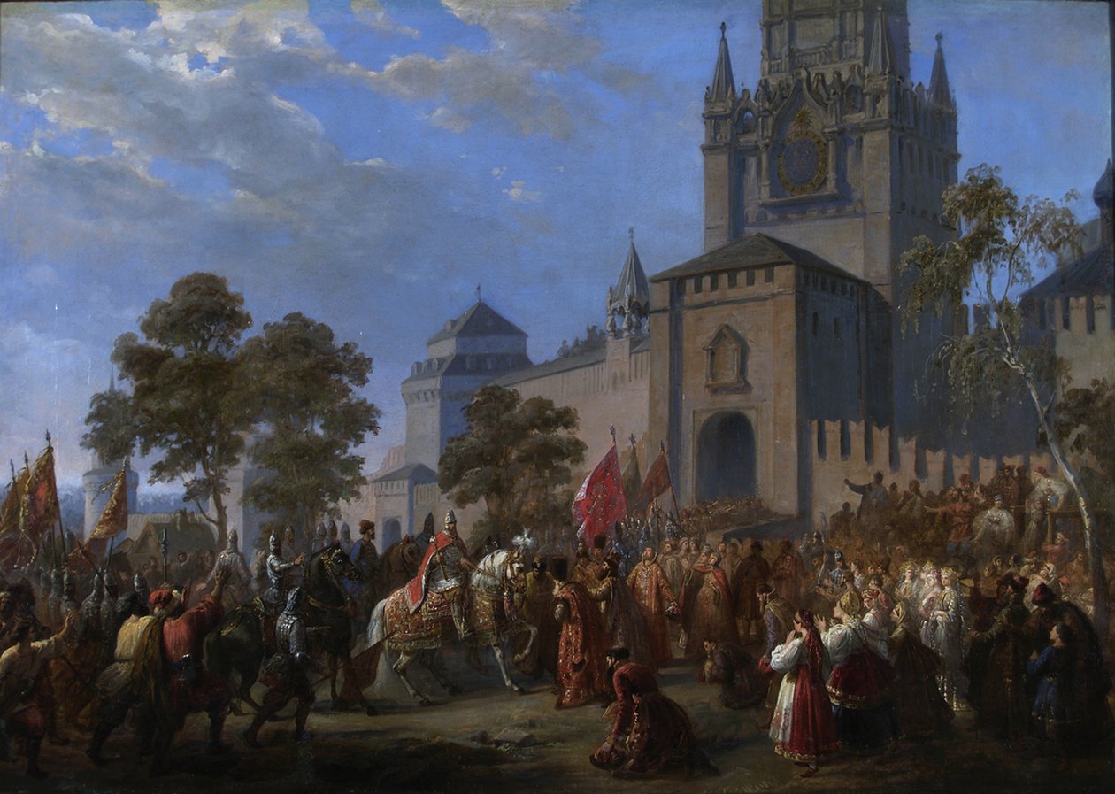 الانتفاضة الوطنية لكوزما مينين والكون ديمتري بوزارسكي ، 1856 بواسطة Cosroe Dusi