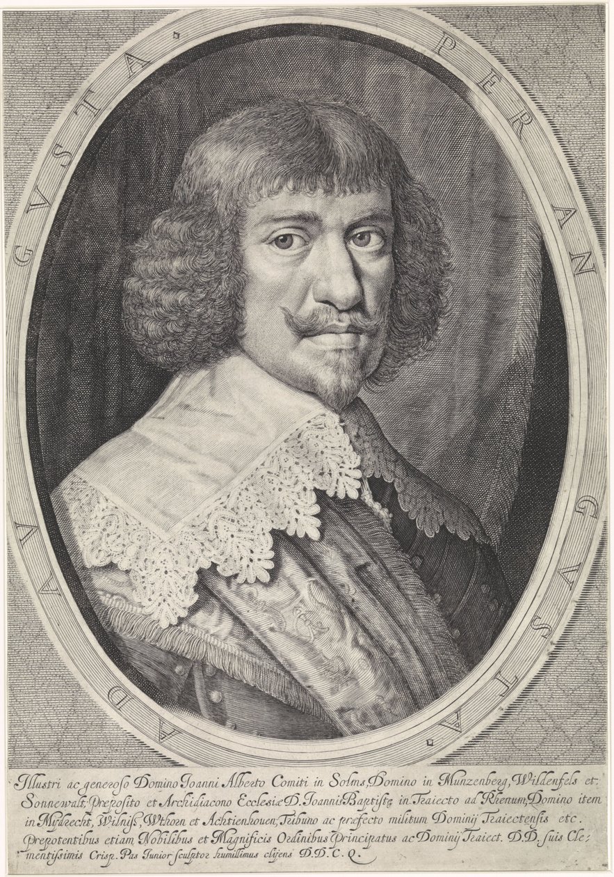 يوهان ألبرت فان سولمز 1599-1648 بواسطة Crispijn van de Passe