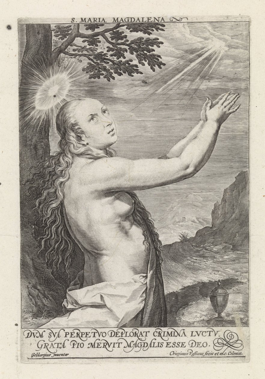 بقلم boetvaardige Maria Magdalena بواسطة كريسبين فان دي باس (الأول)