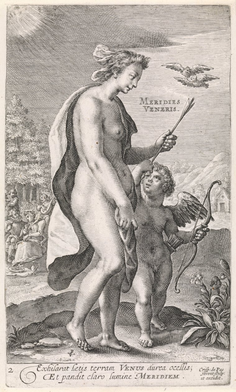 بعد الظهر Meridies Veneris (العنوان على الكائن) The Four Times of the Day (عنوان المسلسل) بواسطة كريسبين فان دي باس (الأول)