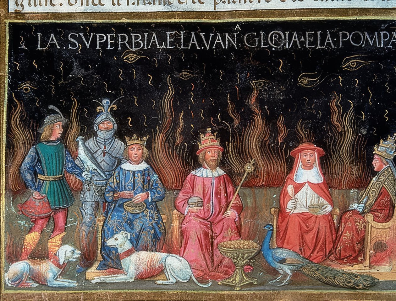 اعتراف الخطاة (c.153v). 1476 بواسطة كريستوفورو دي بريديس