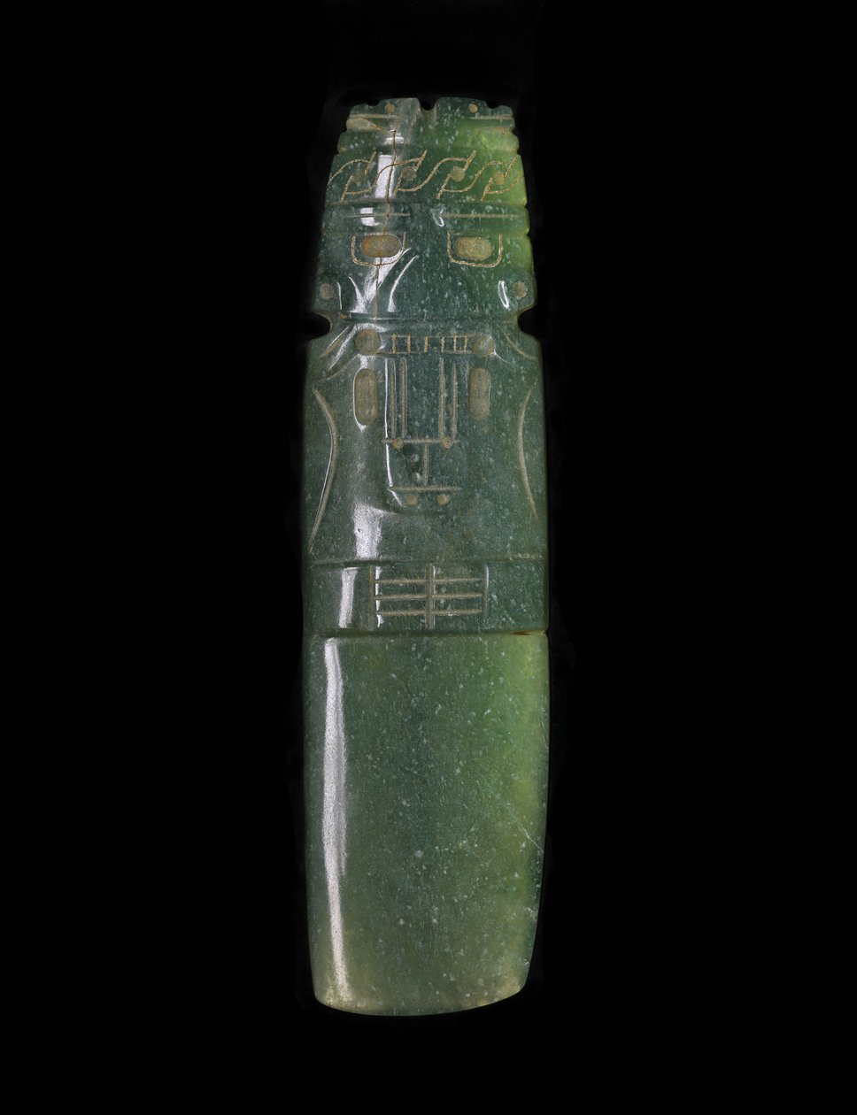 Ax-God Celt، 500-1000 AD (اليشم) بواسطة ثقافة Guanacaste Nicoya