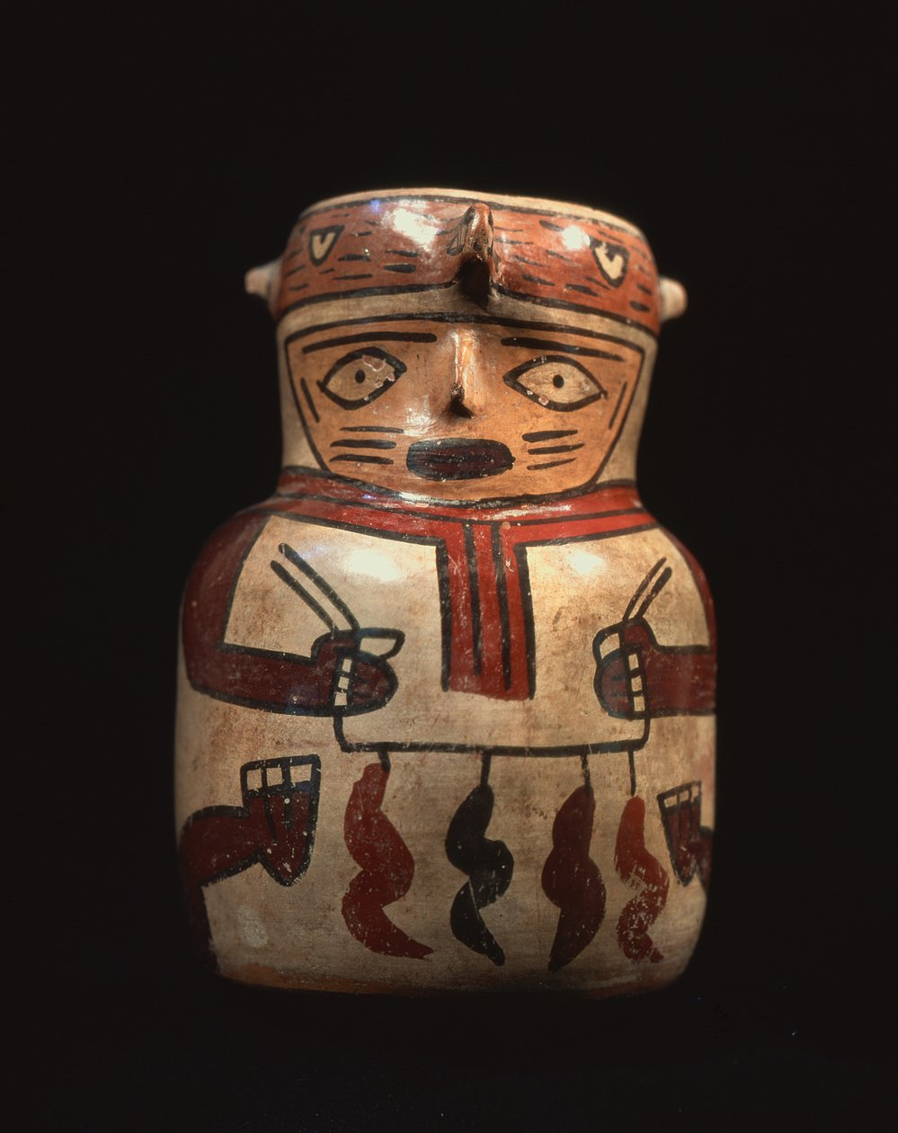 مزهرية 500BC-AD500 (سيراميك) بواسطة ثقافة نازكا