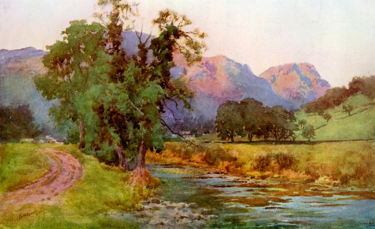 Yewdale Crags ، كونيستون ، كمبريا ، 1924-1926 بواسطة كوثبرت ريجبي