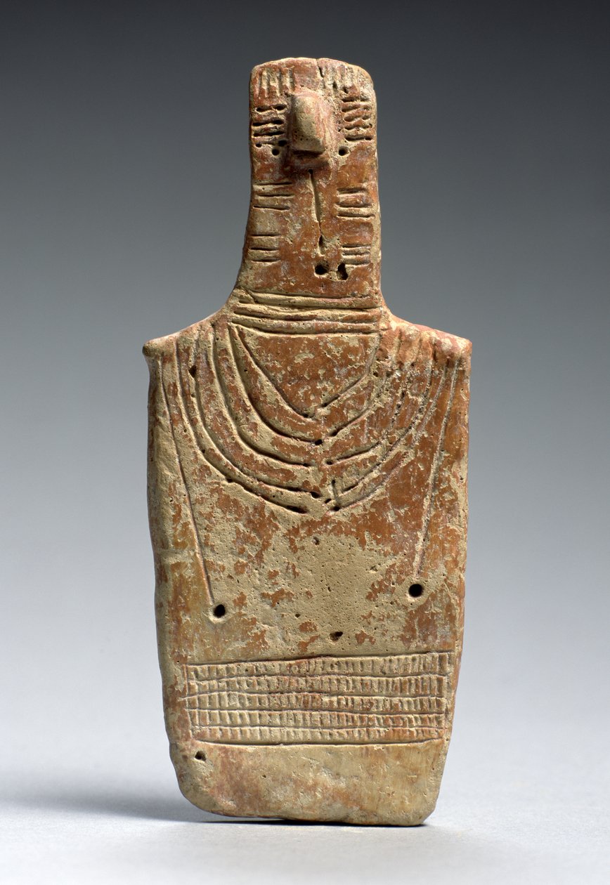المعبود `` Plank &39;&39; ، العصر البرونزي المبكر ، c.2000-1900 قبل الميلاد (الطين) بواسطة القبرصي