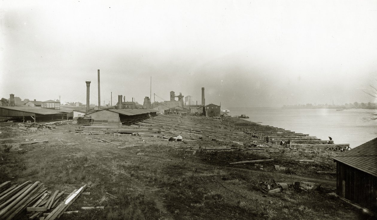 Eads Shipyard السابق في Carondelet ، حيث تم بناء زوارقه الحربية بواسطة DC همفريز