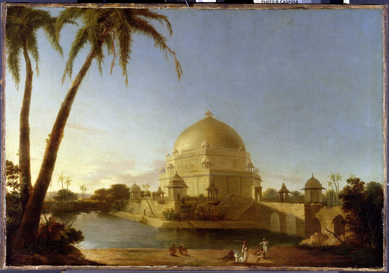 قبر شير شاه ، ساسارام ، بيهار ، حوالي عام 1790 (زيت على قماش) بواسطة د. روبرت