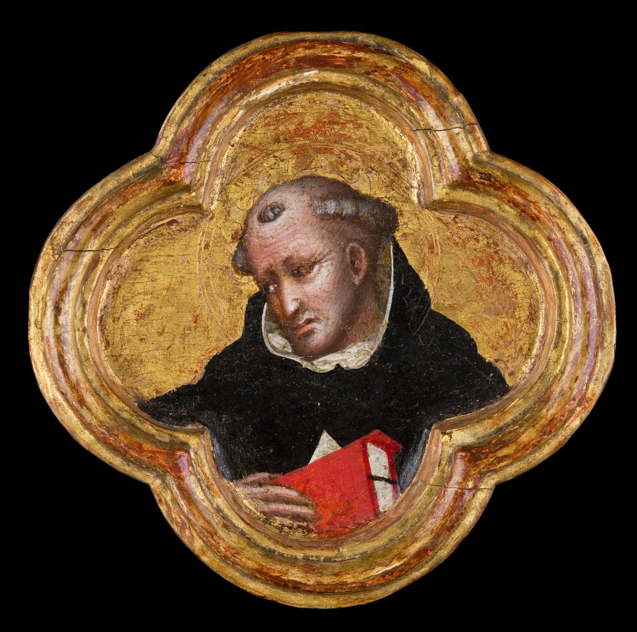 سانت توماس الاكويني (درجة الحرارة على اللوحة) بواسطة Dalmasio di Jacopo Scannabecchi