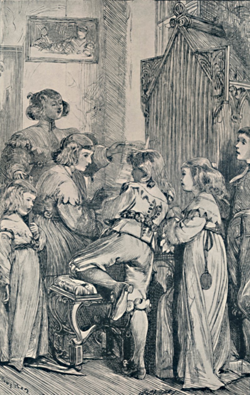 الفرح. واجهة إلى أفكار ذهبية من النافورات الذهبية ، 1867 ، 1923 بواسطة Dalziel إخوان