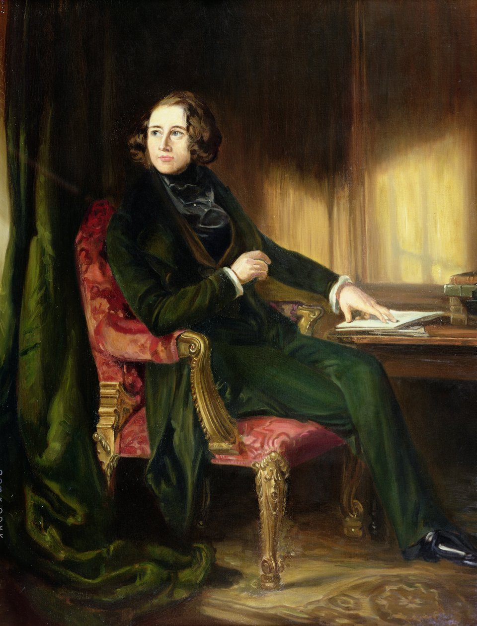تشارلز ديكنز ، "صورة نيكليبي" ، 1839 بواسطة دانيال ماكليز