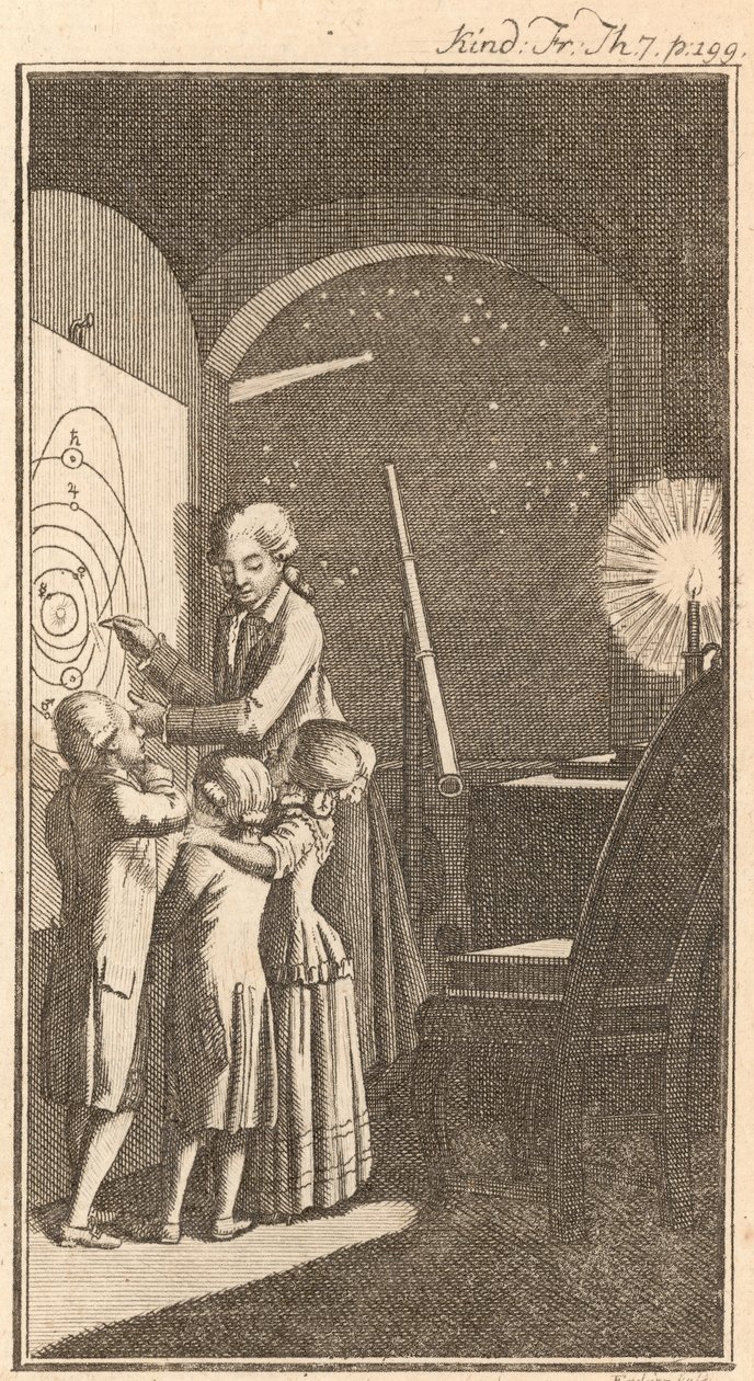 الفلكي ، 1780 بواسطة دانيال نيكولاوس شودويكي