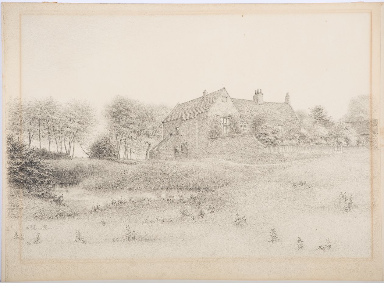قلعة أوغل ، c.1916 (فحم على ورق) بواسطة دانيال أوليفر