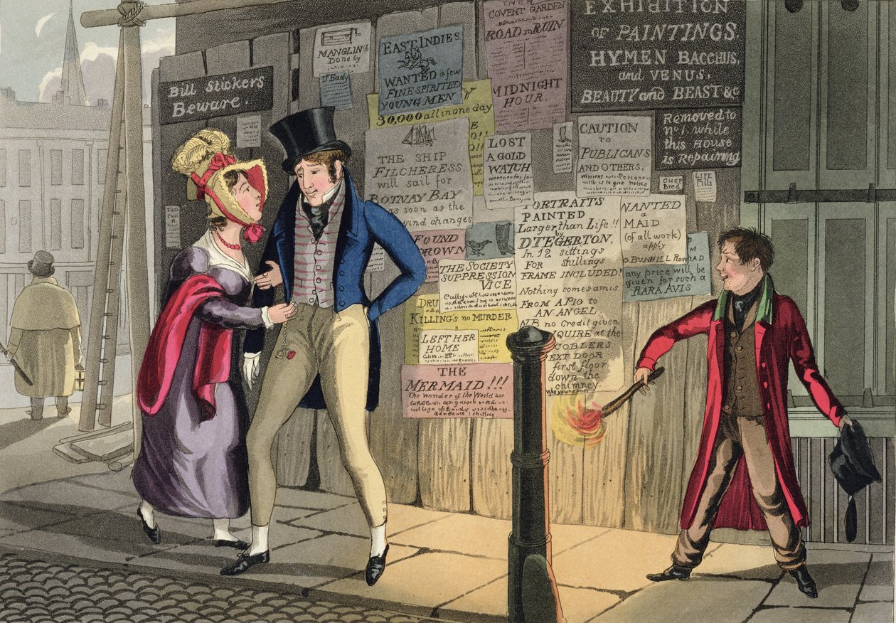 Intemperance ، اللوحة 5 من "المؤهلات الضرورية لرجل الموضة" ، تم نشرها عام 1823 (ألوان مائية يدوية) بواسطة دانيال توماس إيجرتون