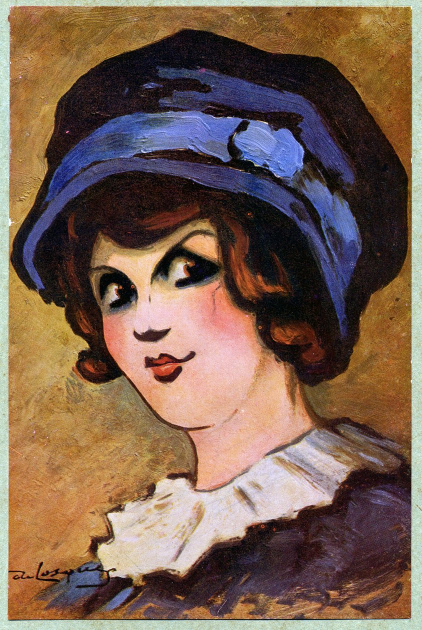 الأدب. مسرح. الممثلة الفرنسية إيف لافاليير. رسم توضيحي لدانيال دي لوس في: Je Sais Tout (مجلة) ، فرنسا ، أكتوبر. بواسطة دانيال (1880 1915) دي لوس