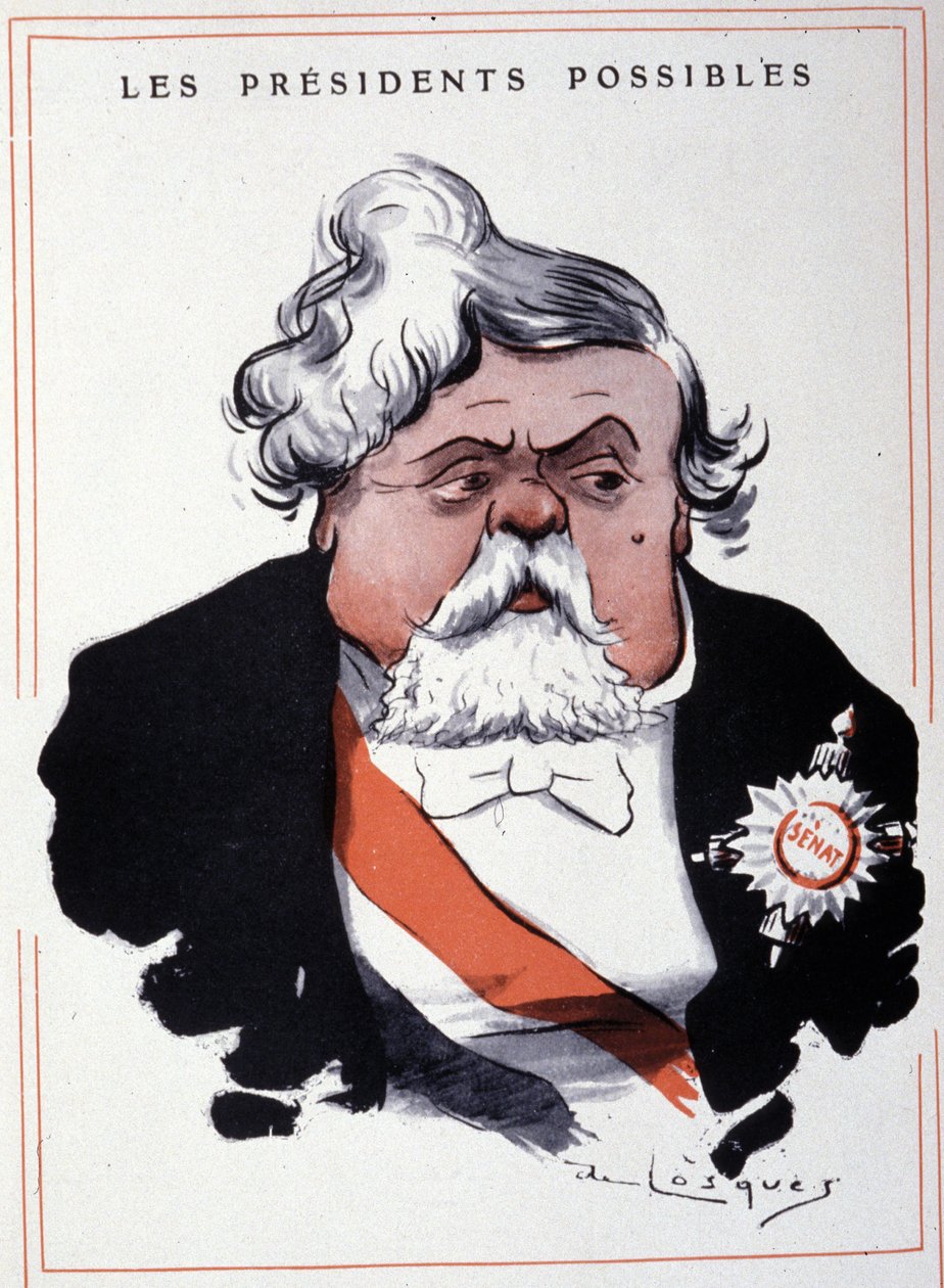 صورة لأرماند فاليير (1841-1931) ، رجل دولة فرنسي ، رسمها لوسكيس. بواسطة دانيال دي لوسك