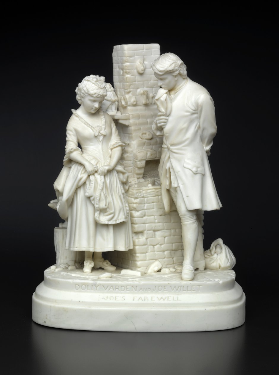 Joes Farewell ، تصميم 1872-1873 (بورسلين غير مزجج) بواسطة دانيال تشيستر فرنسي