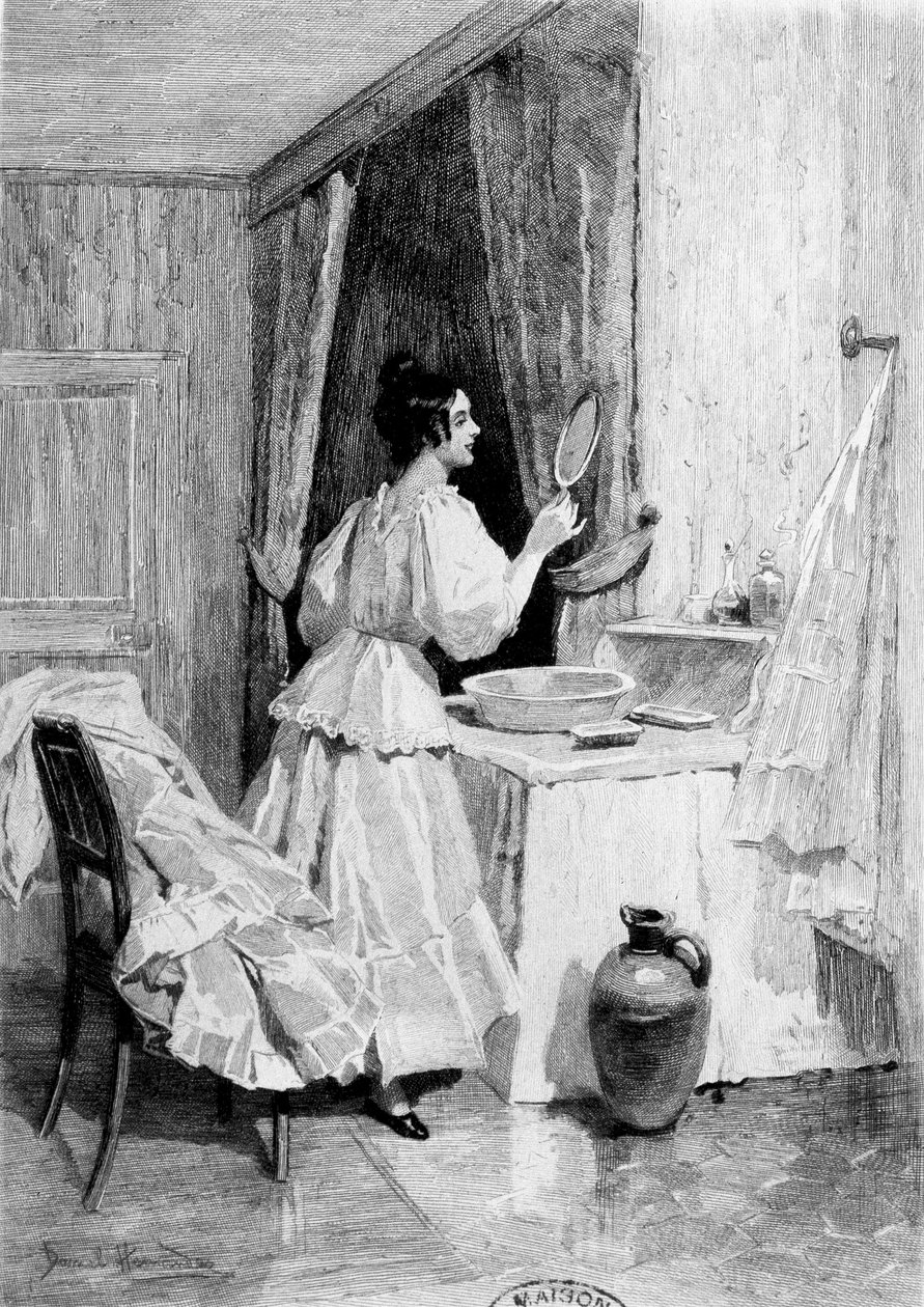 أوجيني غرانديت في حمامها - في "" Eugénie Grandet "" ، مريض. بواسطة دانيال هيرنانديز بواسطة دانيال هيرنانديز