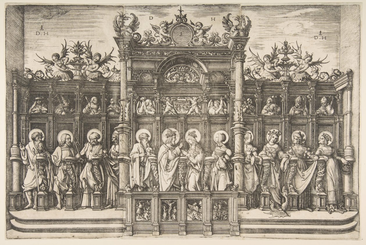 كبير Choirstall مع السيد المسيح نعمة العذراء ، كاليفورنيا. 1518-20. بواسطة دانيال هوبفر