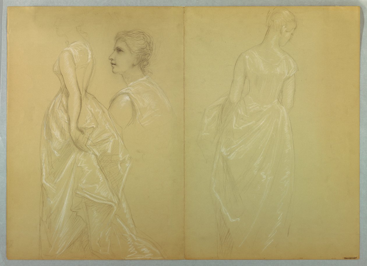رسم، دراسة لـ "السيدة واشنجتو، 1878-1876 و1860 بواسطة دانييل هنتنغتون