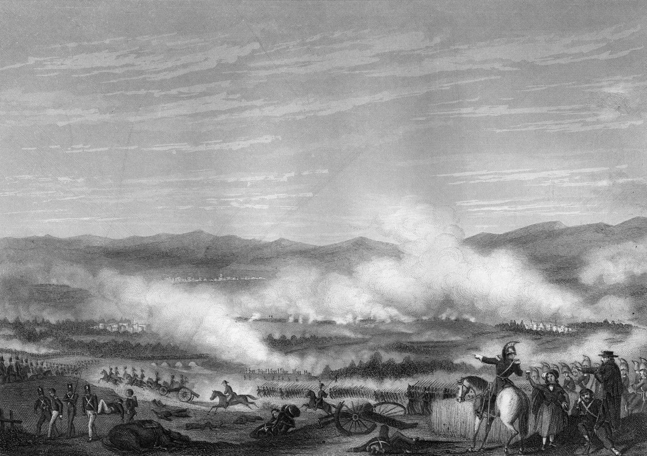 معركة فيتوريا ، 21 يونيو 1813 c1857. بواسطة دانيال جون باوند