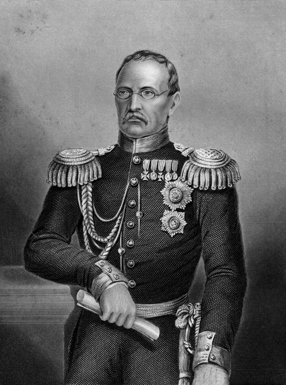 الأمير جورتشاكوف ، جندي روسي ، 1857 بواسطة دانيال جون باوند