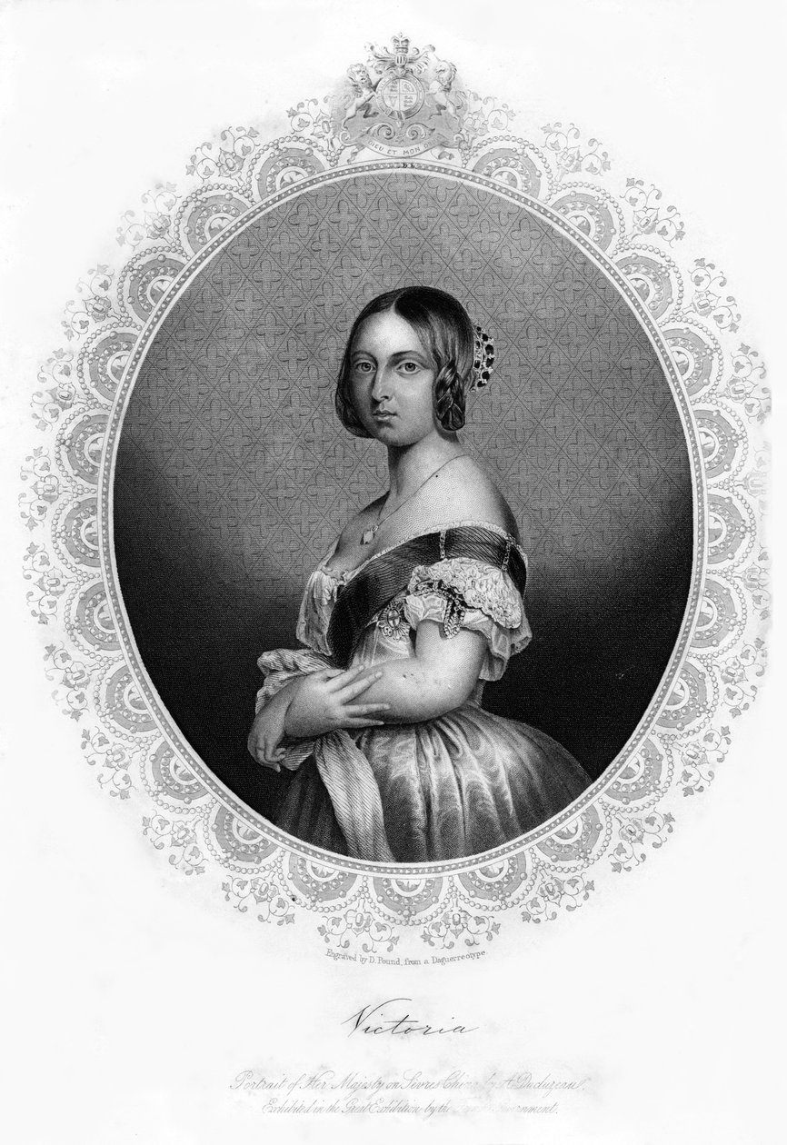 الملكة فيكتوريا ، c1850s. بواسطة دانيال جون باوند
