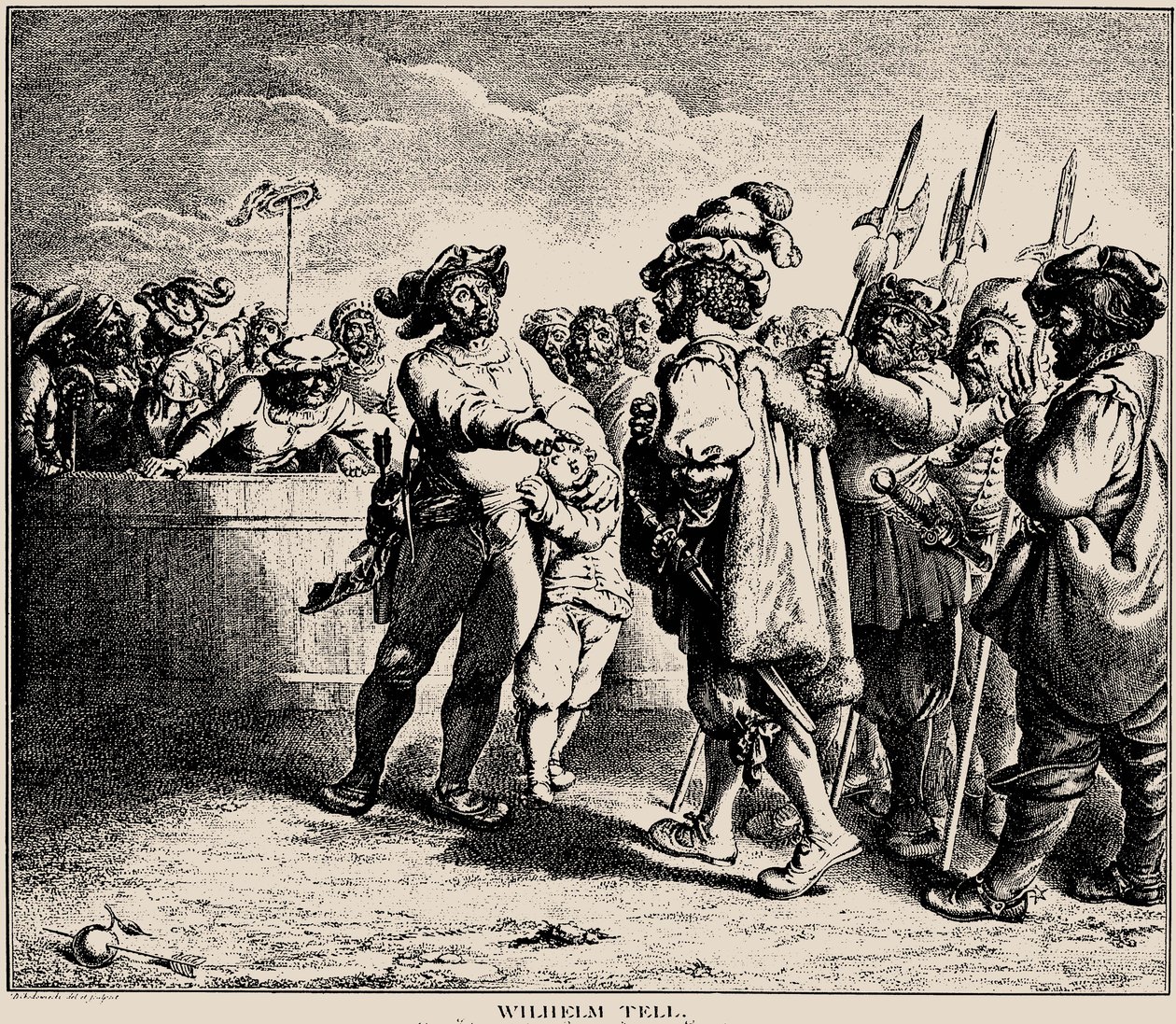 فيلهلم تيل ، 1781. بواسطة دانيال نيكولاوس شودويكي