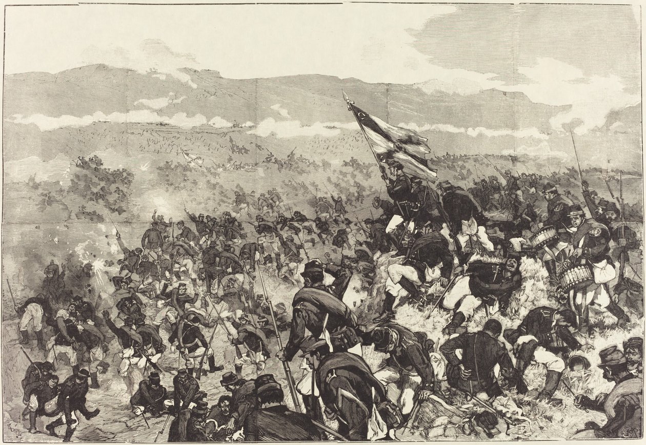 معركة بلفنا. 30 يوليو ، الهجوم على المرتفعات ... ، 18831890. بواسطة دانيال Urrabieta Vierge