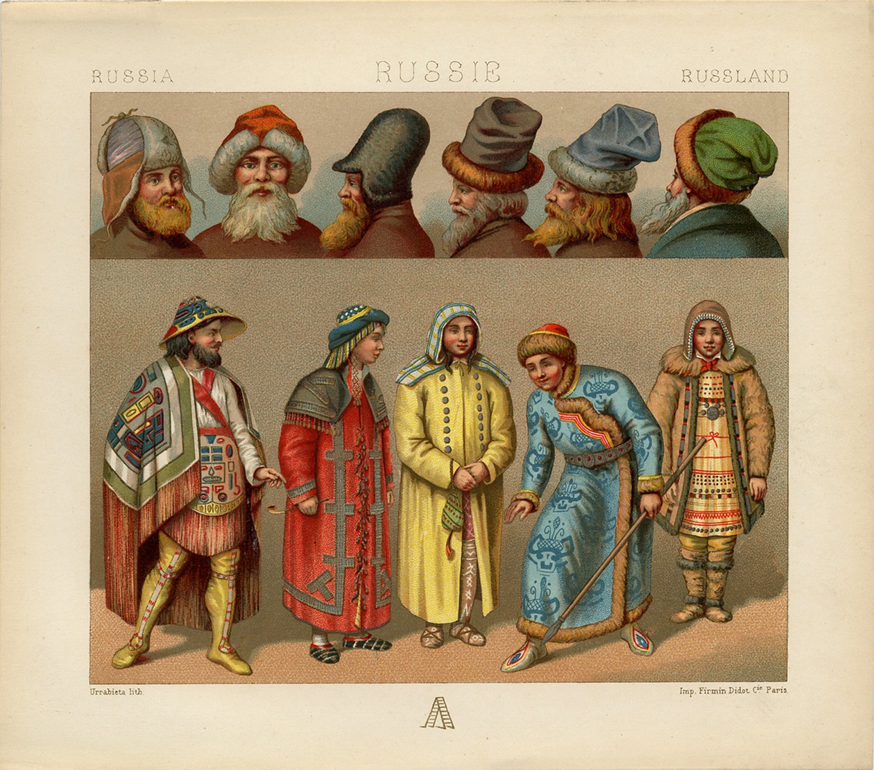 فستان روسي ، 1880 بواسطة دانيال Urrabieta Vierge