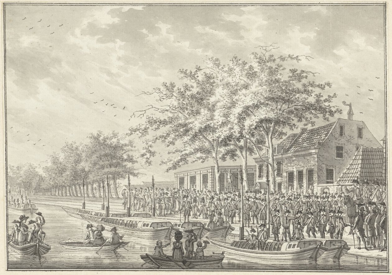 رحيل أمستردام إلى أوتريخت ، 1787 بواسطة دانيال كيركوف
