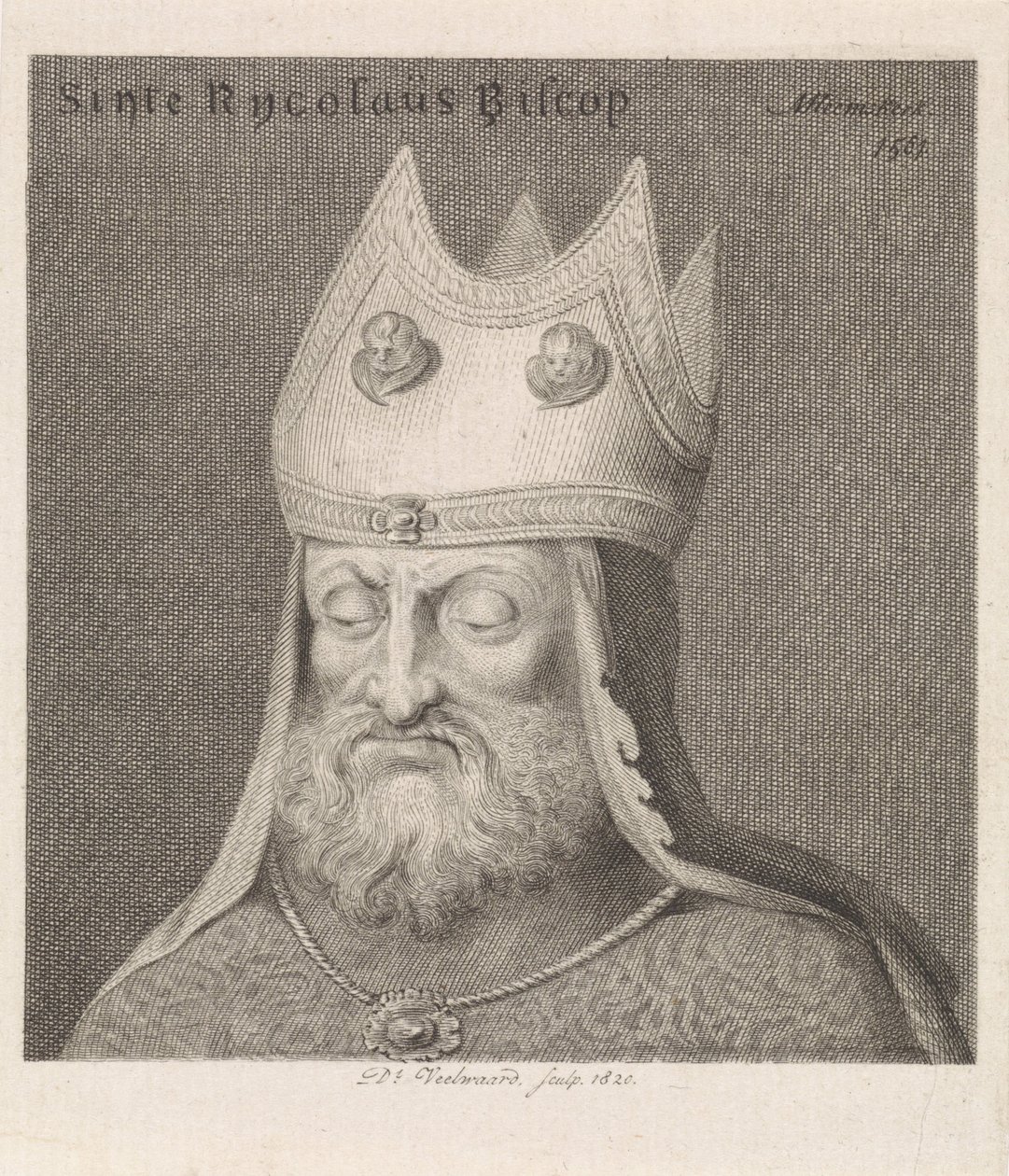 صورة لأسقف Sinte Rycolaüs Biscop (العنوان على الكائن) بواسطة دانيال فيلوارد (أنا)