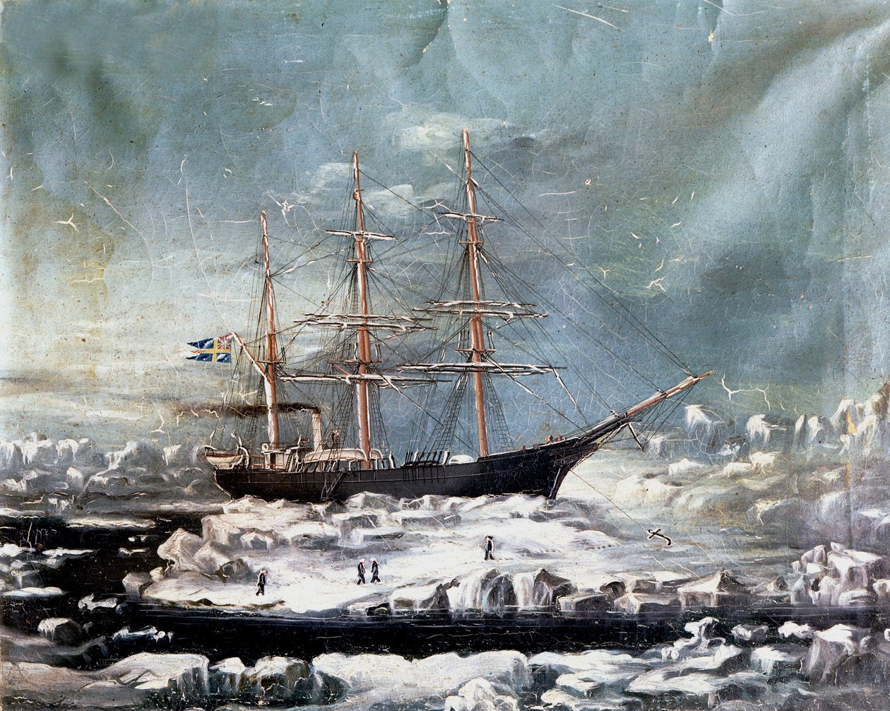 سفينة المستكشف الفنلندي ، نيلز أدولف إريك ، Baron Nordenskjold ، c.1880 بواسطة المدرسة الدنماركية