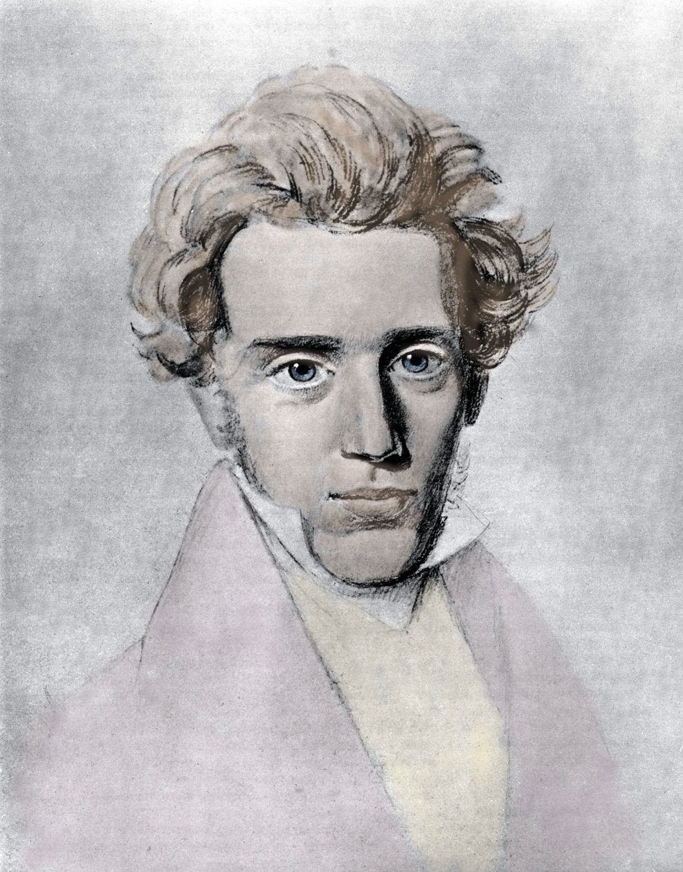 سورين أابي كيركجارد ، c.1840 بواسطة المدرسة الدنماركية