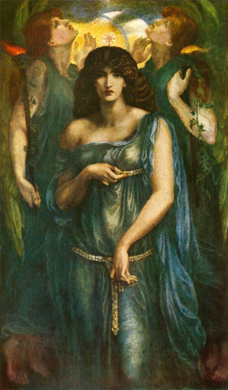Astarte السورية ، 1877 ، c1912 بواسطة دانتي جابرييل تشارلز روسيتي
