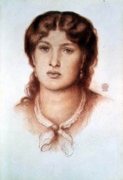 صورة فاني كورنفورث ، 1868 بواسطة دانتي جابرييل تشارلز روسيتي