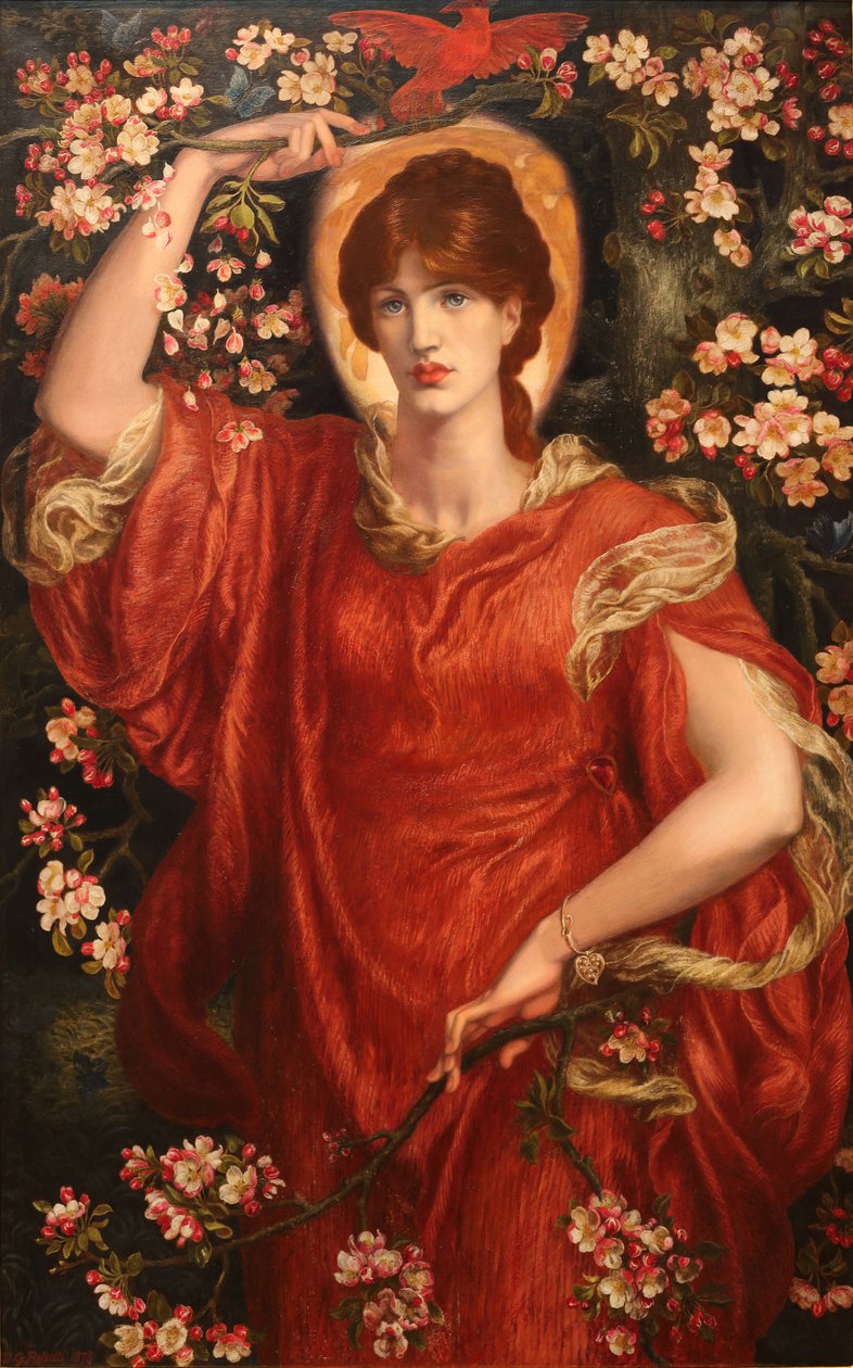 رؤية فياميتا - رؤية فياميتا ، بقلم روسيتي ، دانتي غابرييل (1828-1882). زيت على قماش بواسطة دانتي جابرييل تشارلز روسيتي