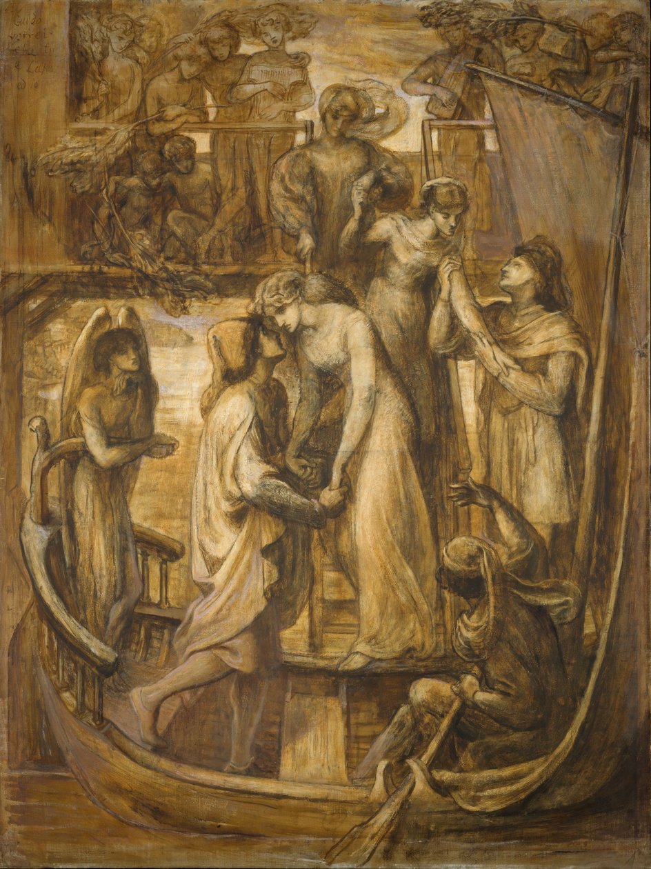 قارب الحب ، 1881. بواسطة دانتي جابرييل روسيتي
