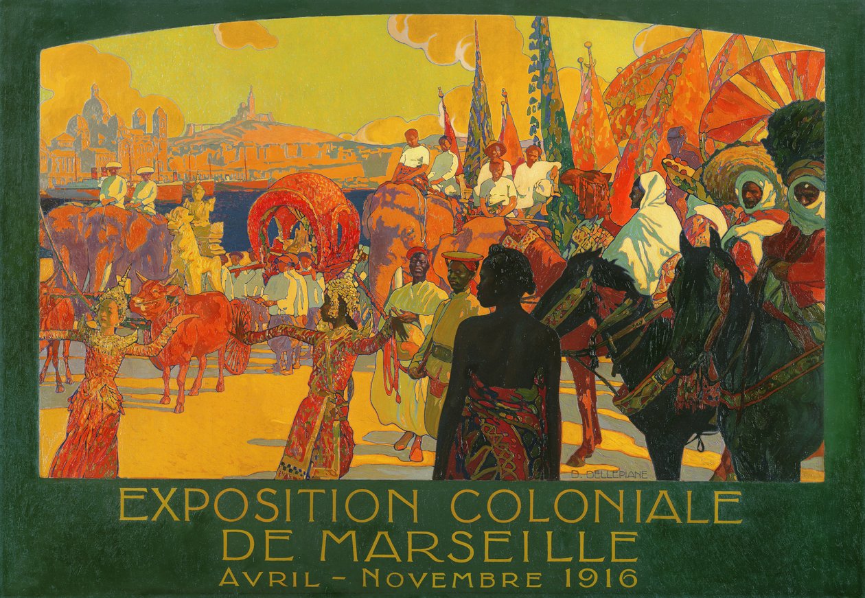 المعرض الاستعماري الوطني ، مرسيليا ، أبريل - نوفمبر 1916 ، 1922 بواسطة ديفيد Dellepiane