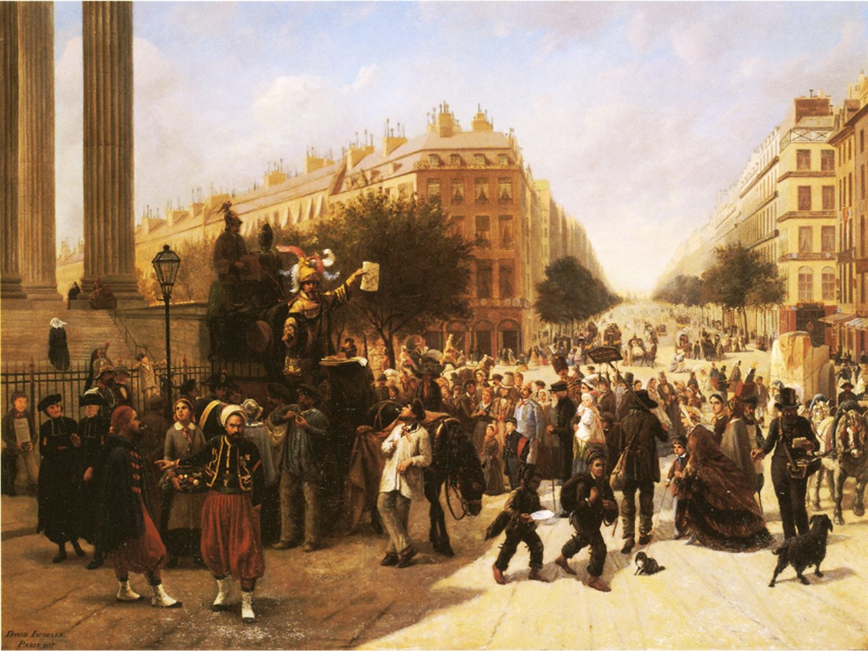 Place de la Madeleine ، باريس ، 1857 بواسطة ديفيد جاكوبسن