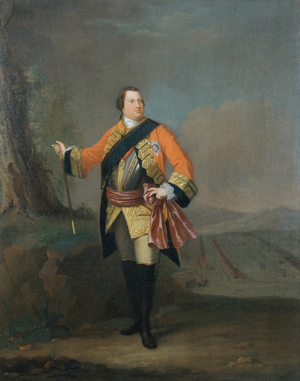 وليام أوغسطس (1721-65) دوق كمبرلاند ، c.1750 بواسطة ديفيد مورير
