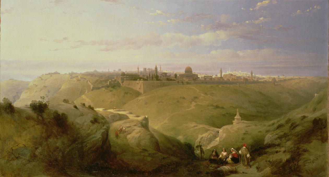 القدس ، 1842 بواسطة ديفيد روبرتس