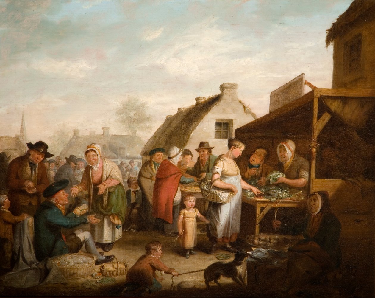 السوق الاسكتلندي ، 1818 بواسطة ديفيد ويلكي