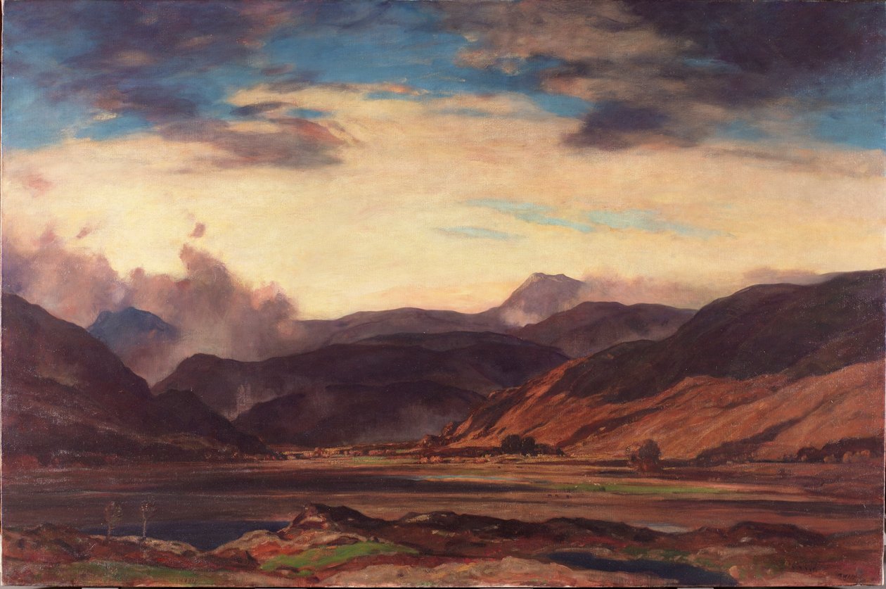 Balquhidder ، ستيرلنجشاير ، ج .1916 بواسطة ديفيد يونغ كاميرون