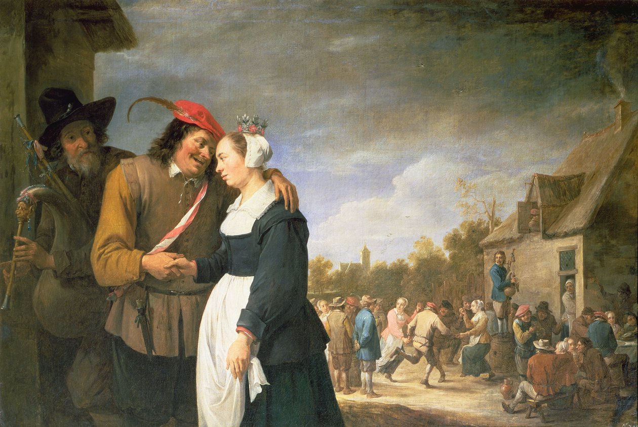 زفاف فلاح ، 1648 بواسطة ديفيد تينيرز الأصغر