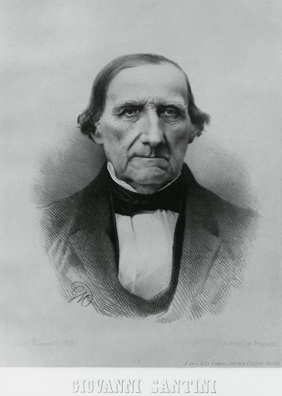 Portrait of Giovanni Santini (1787-1877), Italian astronomer, mathematician and scientist بواسطة WG (بعد) ثاير