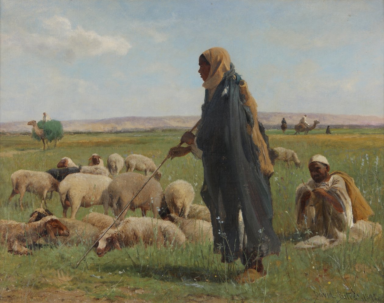 الرعاة العرب ، 1892 بواسطة ديفيد بيتس