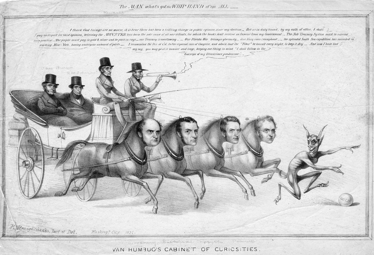 خزانة فان هومبوج للفضول ، c.1837 بواسطة ديفيد كلايبول جونستون