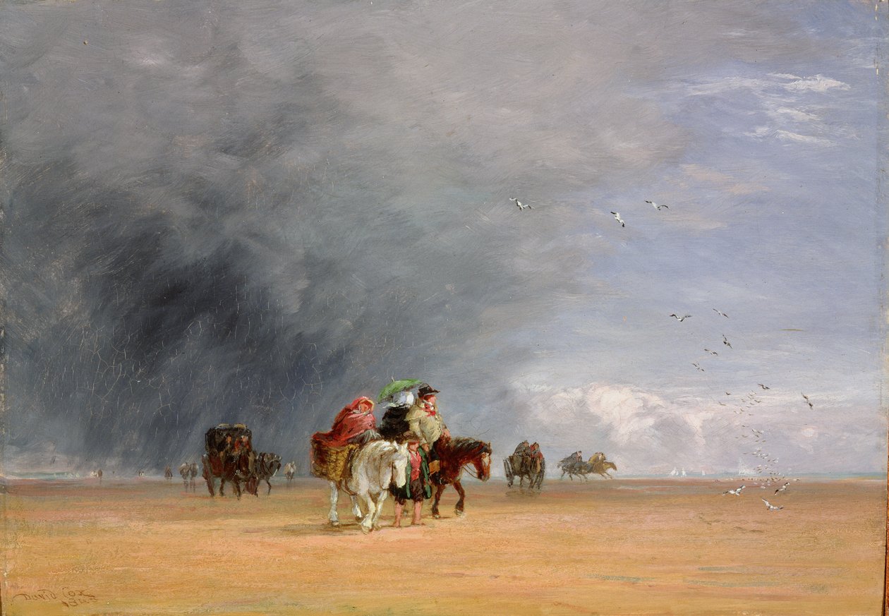 عبور الرمال ، 1848 بواسطة ديفيد كوكس